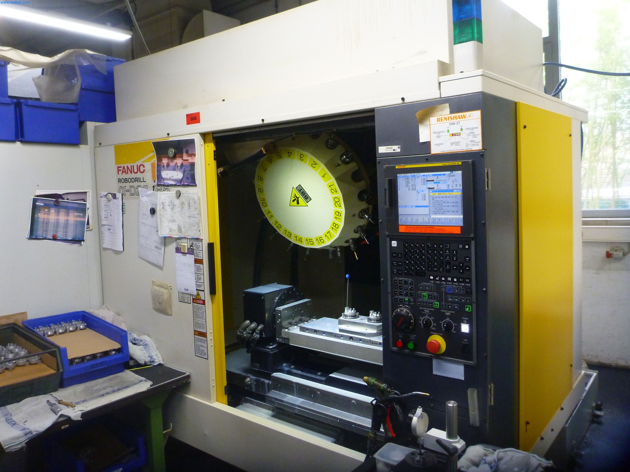 CNC-Vertikal-Bearbeitungszentrum (3) Fanuc Robodrill Alfa-T21 iB5